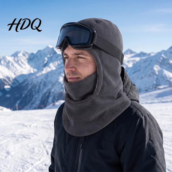 Winter Riding Accessory Fleece Cycling Face Mask Windproof Ski Mask Balaclava Comfortable Cold Weather Neck Warmer Hat Hood for Men Women Balaclava