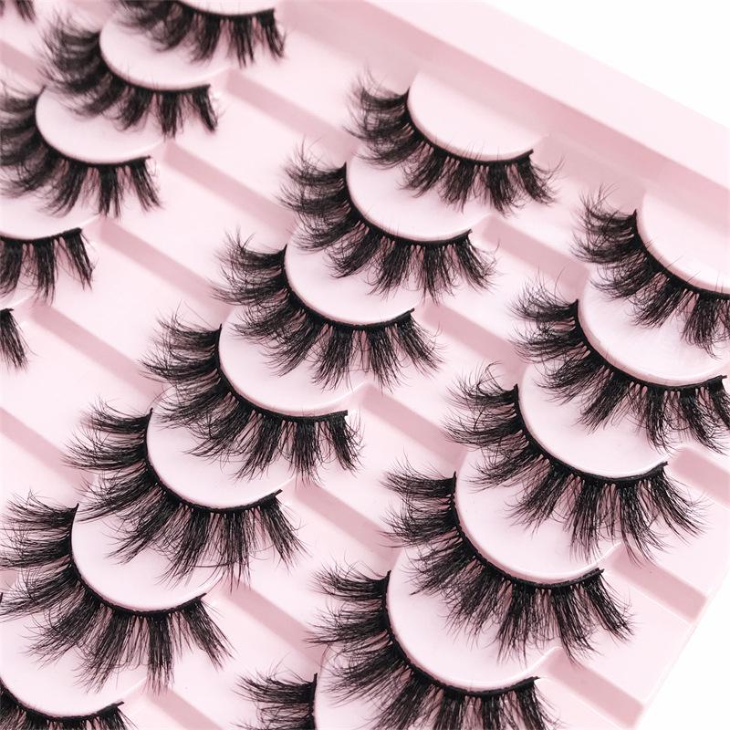 20 Paar dichte, natürlich aussehende falsche Wimpern im europäischen und amerikanischen Stil