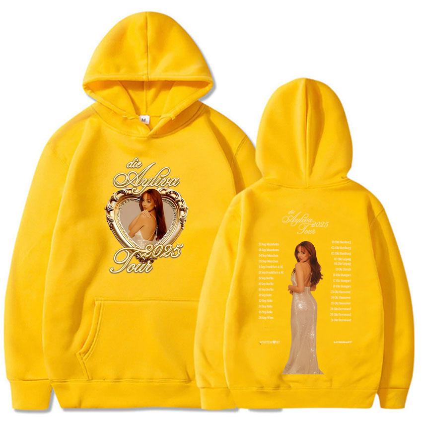 Women Clothes Die Ayliva Tour Printing Hoodies Moletom Feminino Casual LongSleeve Unisex Streetwear Hooded Pullovers Female