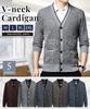 Knit Business Plus L Men's Cardigan, Casual, Size, Fleece-Lined, Red,