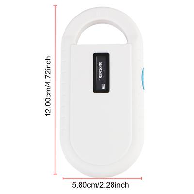 Handheld Pet Chip RFID Scanner Intelligent Digital LCD Display 125KHZ / 134.2KHZ For ISO IEC 11784/5 FDX-B/EMID Animal ID Reader