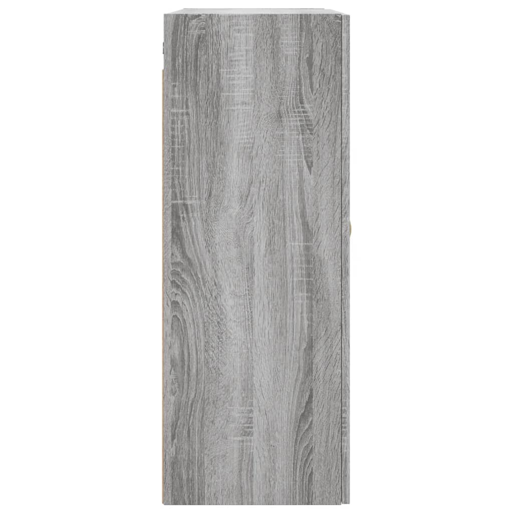 Wall Mounted Cabinet Grey Sonoma 69.5 x 34 x 90 cm