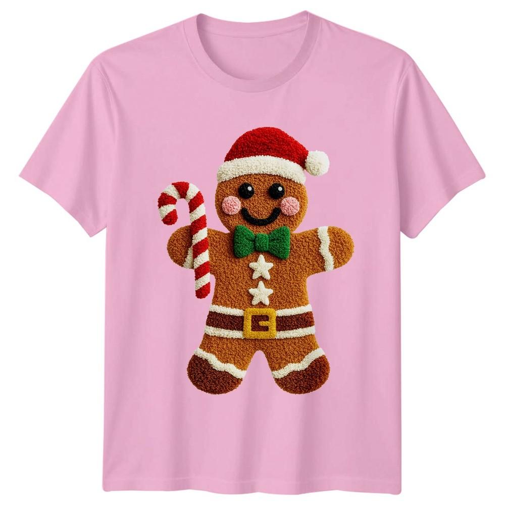 Gingerbread Unisex Christmas Holiday Unisexs TShirt Unisexs Tee Graphic Top