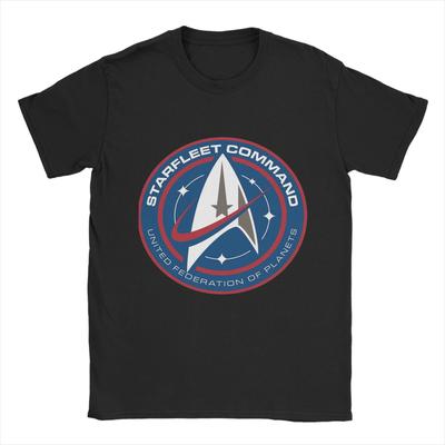 S-Stars T-Treks Discovery Starfleet Men's T Shirts  Novelty Tees Short Sleeve O Neck T-Shirt 100% Cotton New Arrival Clothing