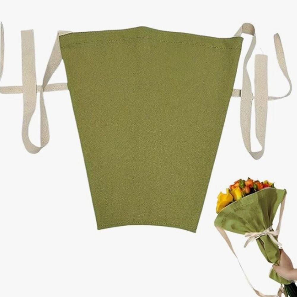 with Handle Flower Wrapping Bag Handmade Flower Cloth Tote Bouquet Storage Bag Gardeners Gifts