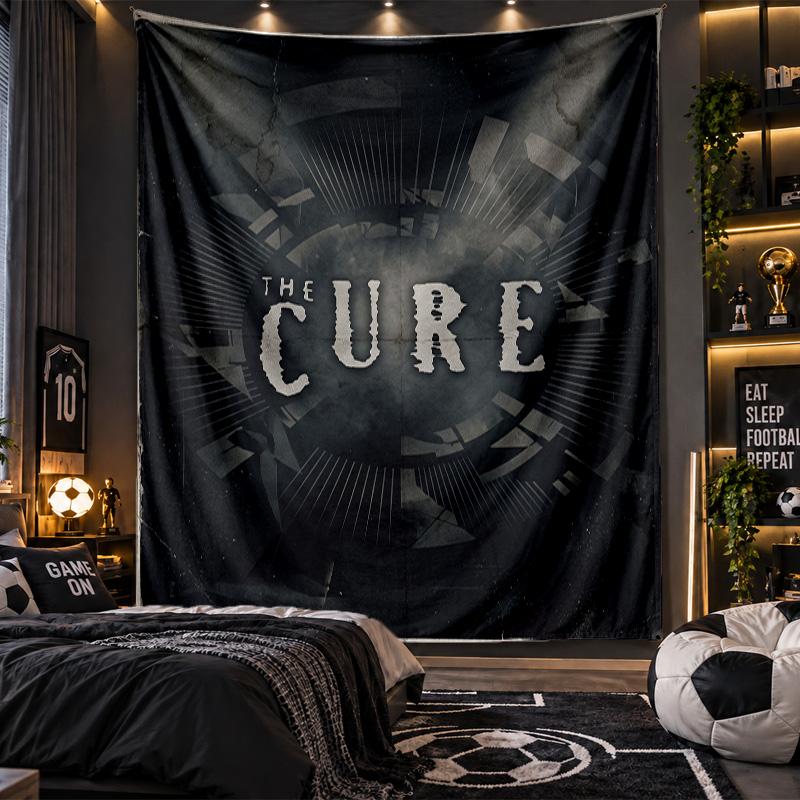 Wall Hanging Tapestry The Cure Print Cloth for Living Room Bedroom Home Decor