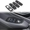 HAPPYHORSE Window Lift Switch Panel Frame Cover Trim Subaru Outback 2021-2023 Car Door Window Glasses Lifter Button Decoration Accessories (Carbon
