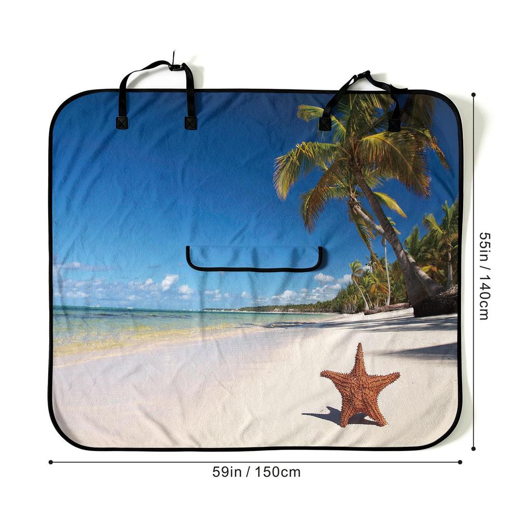 Universal Rear Car Seat Towel Cover Protector for Gym & Workout - All Seasons