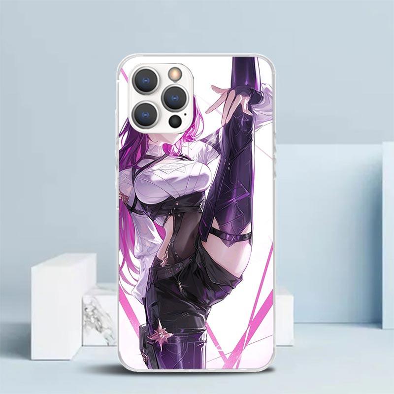 Honkai Star Rail Kafka Soft Cover for iPhone 16 17 Air 15 14 Pro Max 16E Phone Case 13 Mini 12 11 7 SE 8 Print Pattern Fit Cases