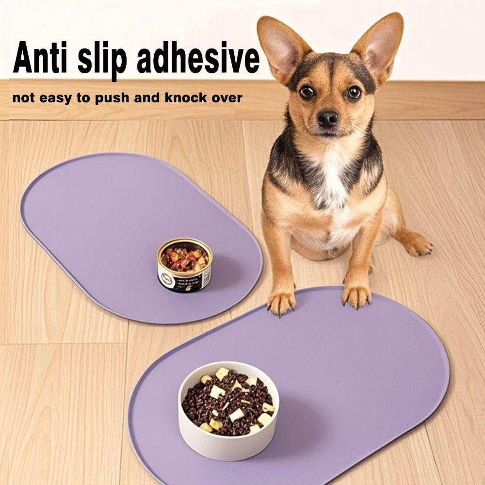 Silikon Hundenapfunterlage Rutschfestes Design Haustierplatzsets Langlebige Katzennapfunterlage Haustierbedarf