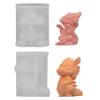 Flexible Silicone Mold Handmade Scented Candle Mould Dragon Shape Aromatherapys Jewelry Mold Home Decoration Mold