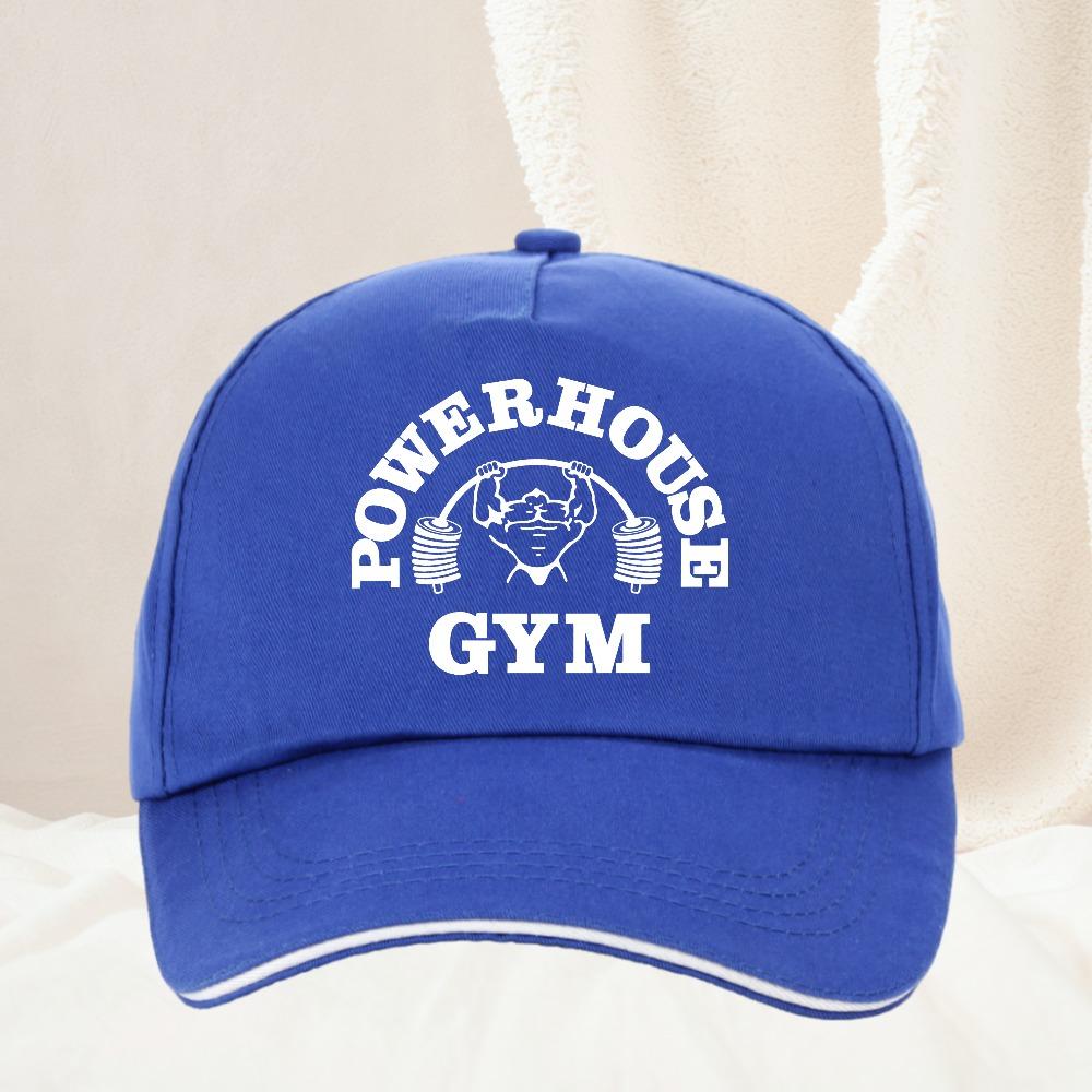 Classic Unisex Powerhouse Gym Baseball Caps for Unisex Women Summer Adjustable Baseball Hat Funny Sun Protection golo Caps