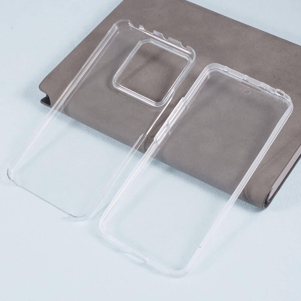 For Xiaomi Redmi Note 13 Pro 5G Clear Phone Case Acrylic+TPU Shockproof Back Cover with PET Film