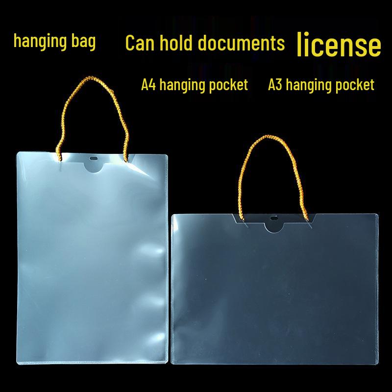 Durable Translucent Multi-Size Document Sleeve & Organizer