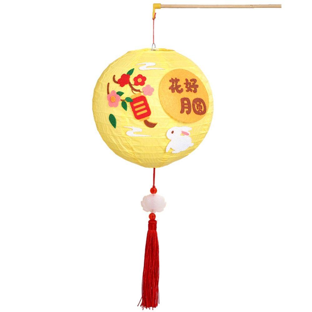 Przenośny Chiński Lampion Króliczka Tradycyjny Ręczny Papierowy Lampion Akcesoria Hanfu