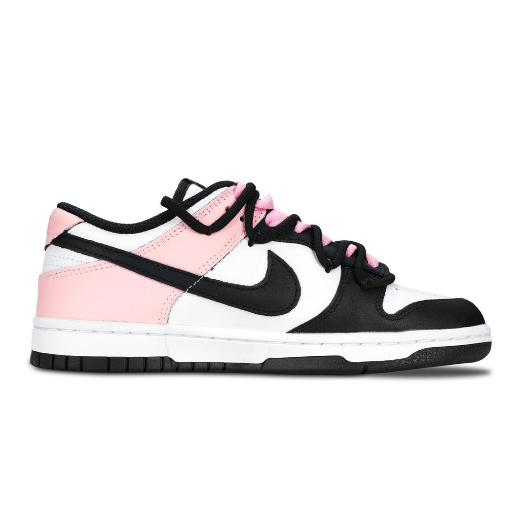 Nike Dunk Crown Of Pink Ink Lightweight And Breathable Low Top Skateboard Shoes Unisex Black Pink DD1503-101(team883-)