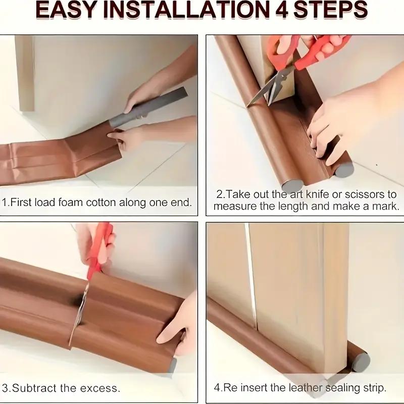 PU Uszczelka Poddrzwiowa: Izolacja akustyczna, Zwalczanie szkodników, Uszczelka drzwiowa chroniąca przed wiatrem, Wiatroizolacyjna listwa, Ochrona przed mrówkami