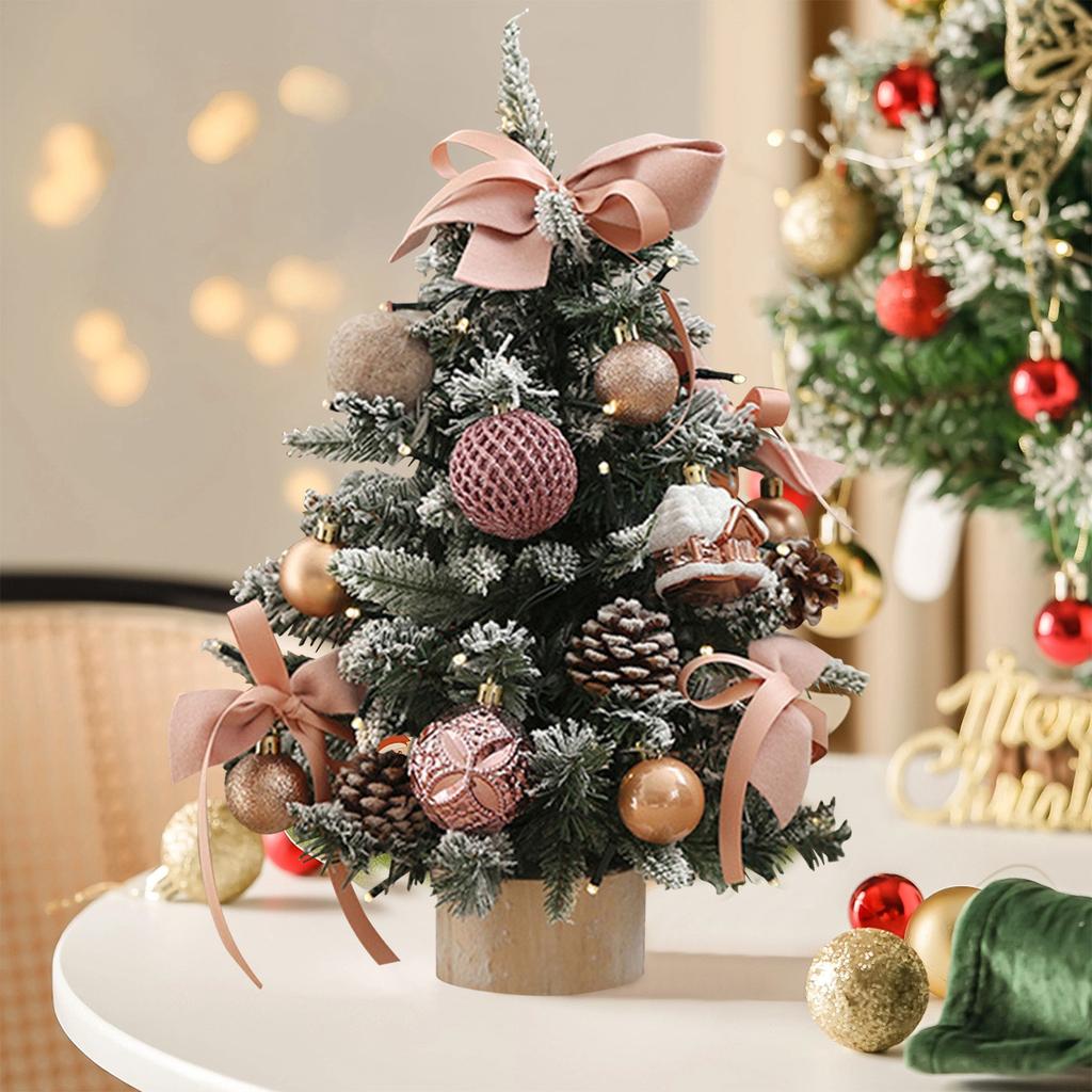 Christmas Table LED Christmas Tree Christmas Tree Ornaments Holiday Ornaments Christmas Decorations Desktop Decoration Ornaments.
