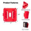 Lightweight ABS Plastic Battery Holder Base for 18V Battery Series Easy Installation and Portability 10Pcs/5pcs