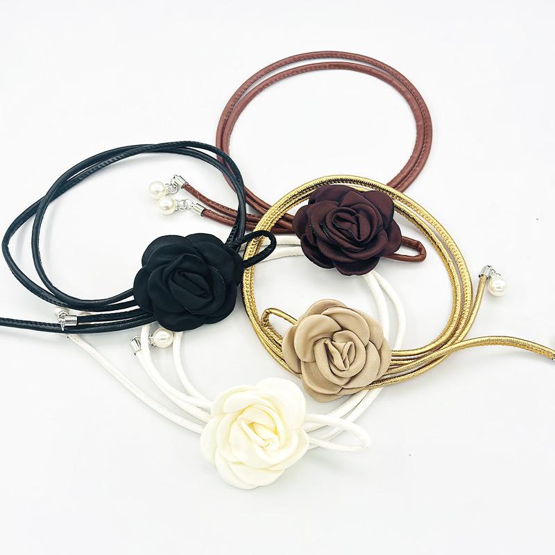 Flower Curtain Binding Tape Adjustable Rope Gauze Curtain Folding Storage Tying and Hanging Rope