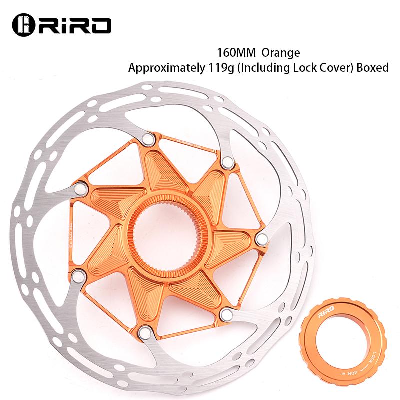 RIRO Center Lock Bike Disc 140MM 160MM  Brake Rotor Floating Structure Disc High Strength Heat- dissipation Bike Brake Rotor