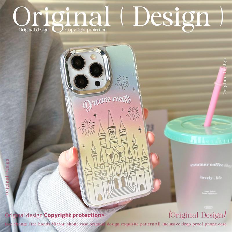 Zhitai Apple iPhone 14 Pro Case: 3-in-1 Mirror Design, Fits 13/12/14 Pro Max, Protective Cover