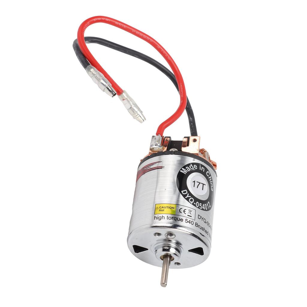 RC Brushed Motor 540 Waterproof High Torsion Brushed Motor with External Replaceable Carbon Brush