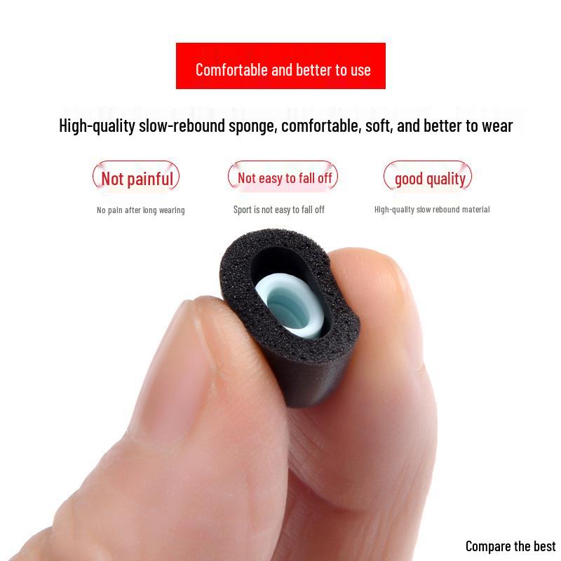 Compatible Memory Foam Covers for Sony WF-1000XM4 & Edifier X3 Earbuds - Noise Cancelling Ear Tips