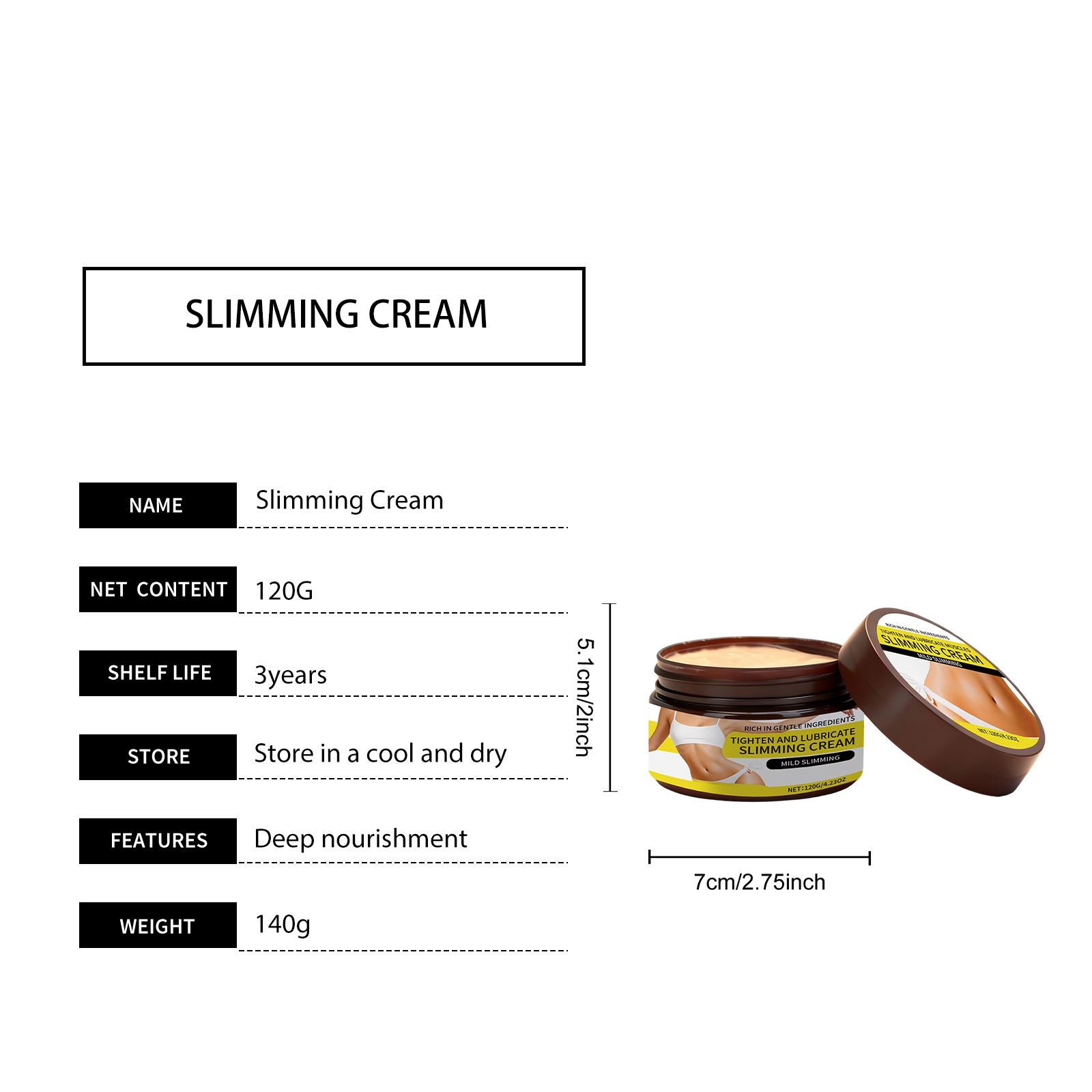 Body Massage Cream, Lightweight Moisturizing Body Care, Nourishes Skin for Smooth Texture & Delicate Glow, Daily Massage & Nourishment 120g