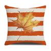 Autumn Harvest Pillow Cover Plaid Maple Leaf Truck Pumpkin Pillow Pillow Cover Home Cushion Cover