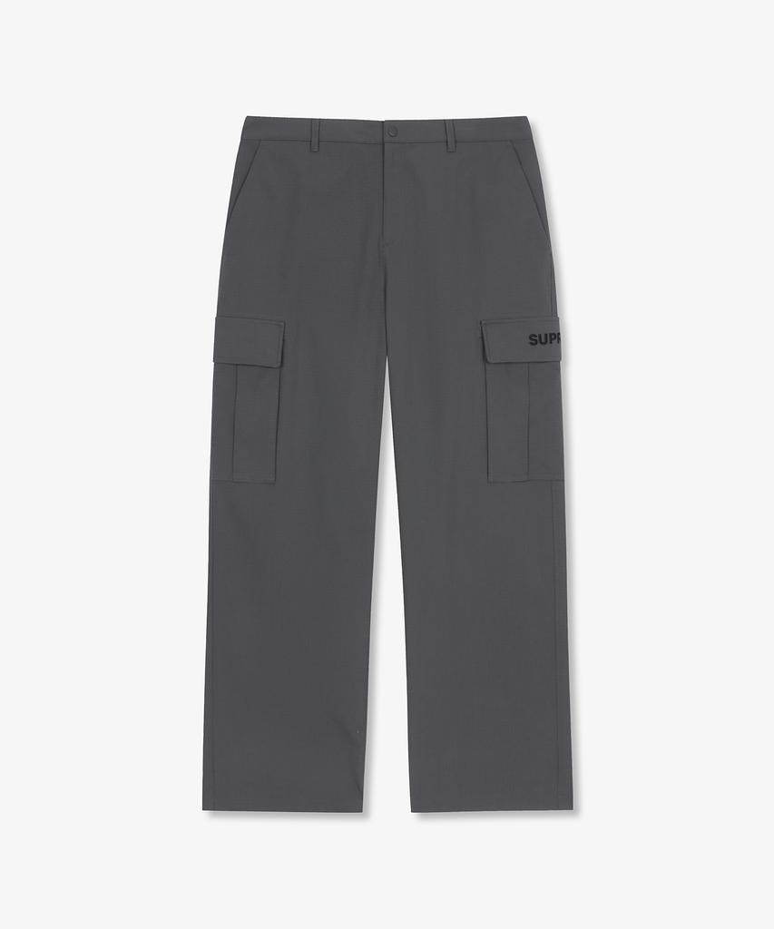 SUPRA Big Pocket Cargo Straight Pants (Gray)