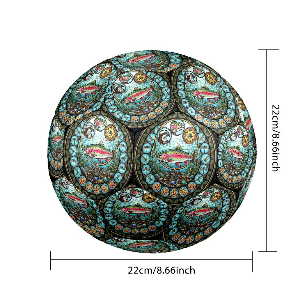 Life Cycle Round Football Size 5 Adult Ball Suitable for Training Matches and Outdoor Team.