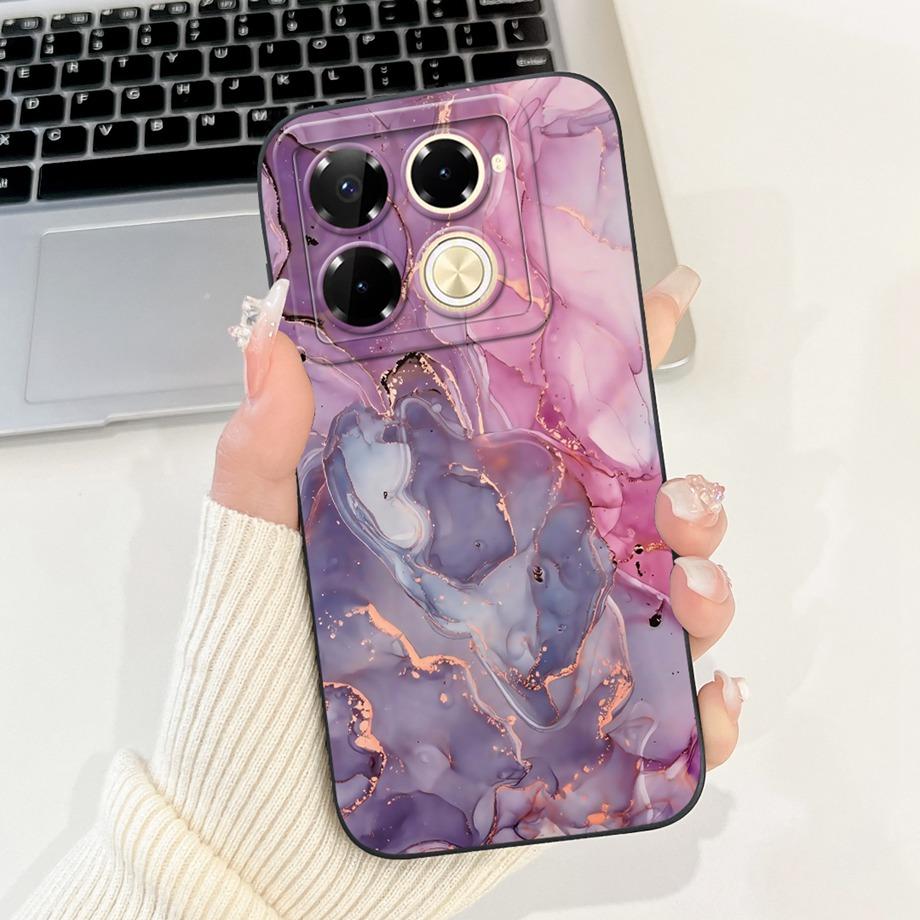 Soft Silicone Phone Case For Infinix Note 40 Pro 4G 5G Note40 Pro+ 40x Funda Cartoon Animals Flower Fashion Printed Back Cover