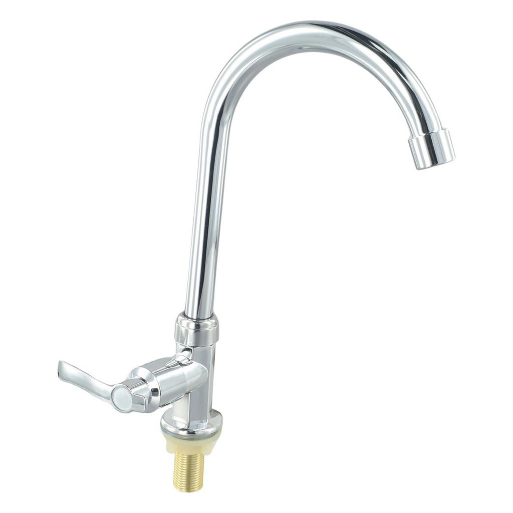 Bathroom Faucet Bent Cold Water Kitchen Sink Plastic Steel