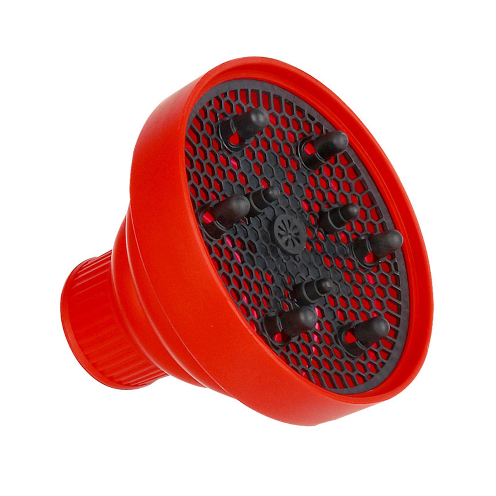 Складной фен для волос, диффузор, ионный фен, быстросохнущий, портативный, складной для путешествий красный