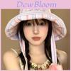 Summer Cute Bucket Hat With Wide Brim Sun Protection For Women On Vacation
