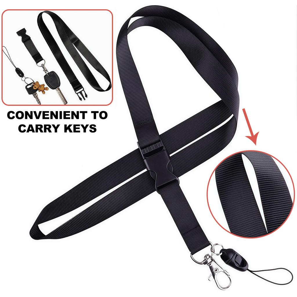 Lanyard With Card Case Water Resistant ABS Card Holder Phone Lanyard Card Sleeve For Work Badge Bus Card Key Accessories