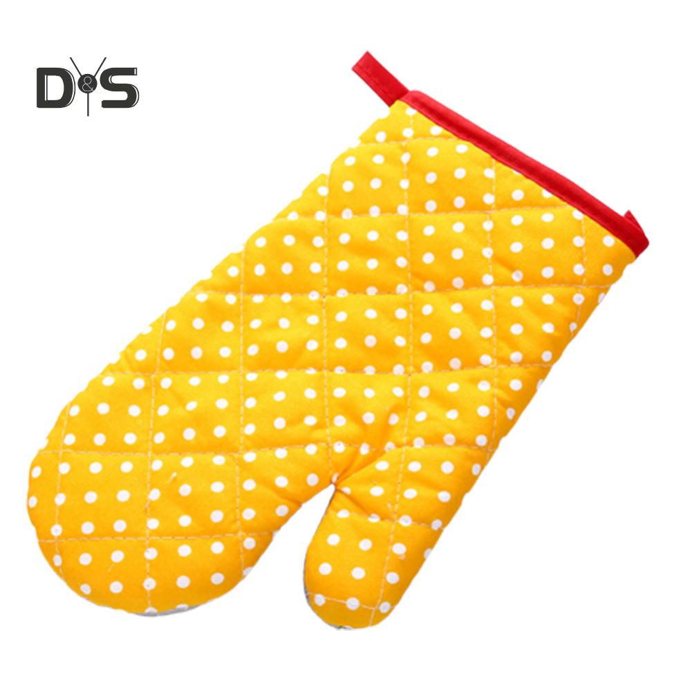 Decorations Home Thermal Insulated Heat Resistant Oven Mitt Thickened Glove Kitchen Bake Tool