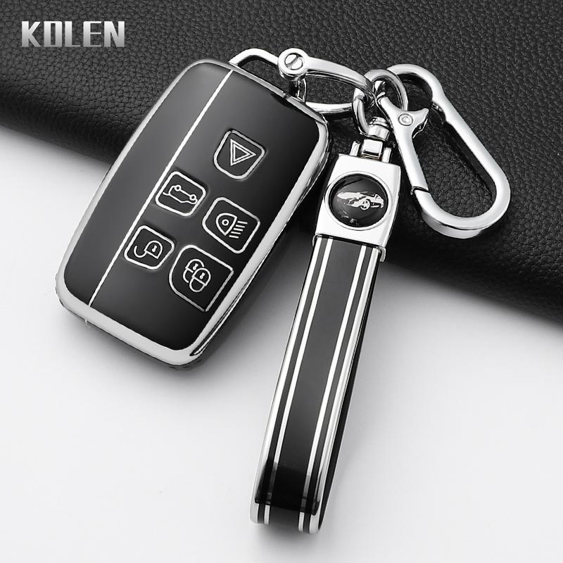 Luxury Car Remote Key Case Cover Shell For Land Rover Range Rover Evoque Sport Freelander Discovery Velar For Jaguar Xe Xf Xj