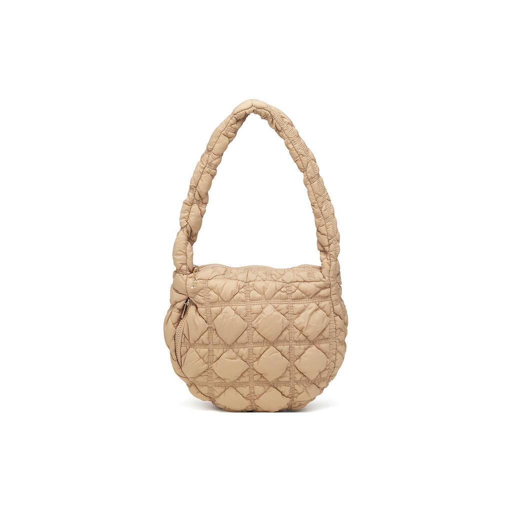 New CARLYN Nylon Cloud Bag, Handbag, Shoulder Bag Women's Light Umber H71307020E