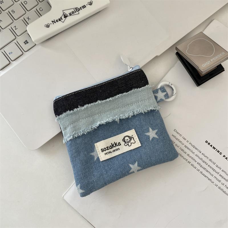 

Милый сшитый девичий портативный многофункциональный кошелек для хранения мелочи, карт, визиток, чехол для карт