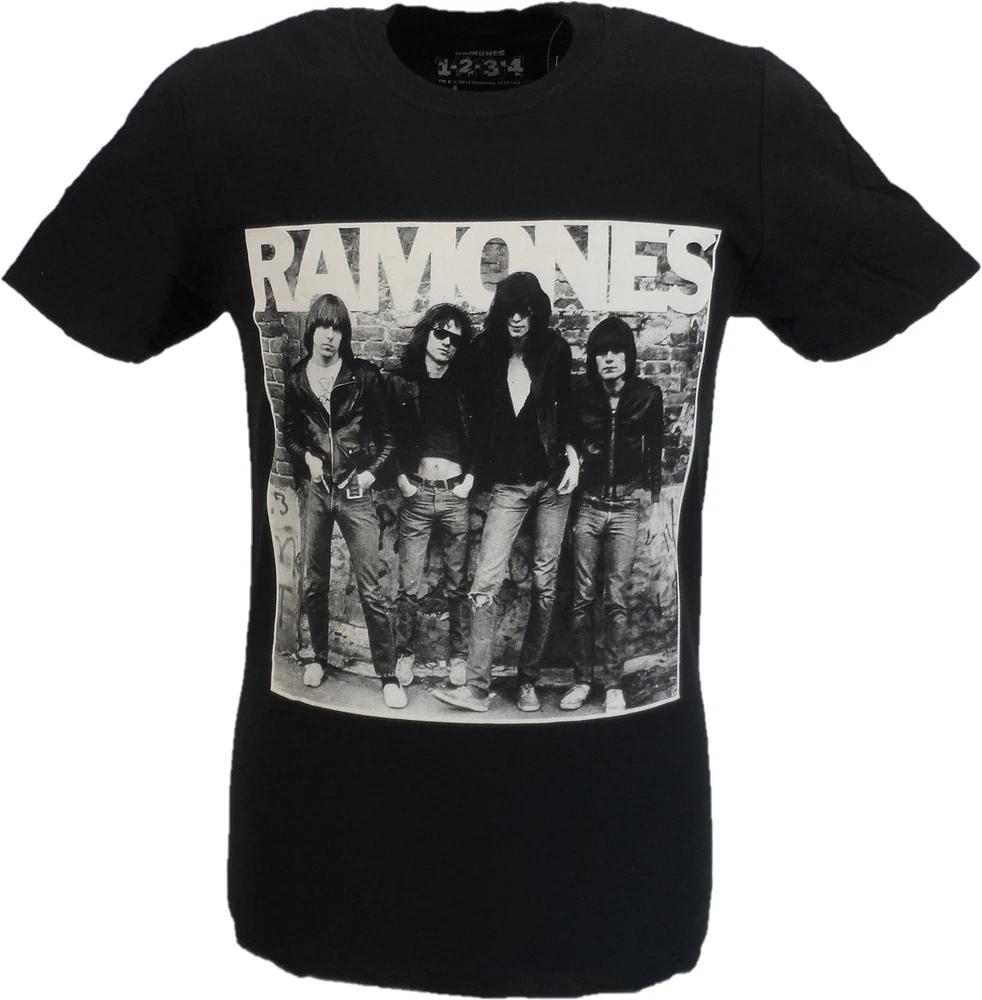 Unisexs Black Official Ramones 1st Album Logo T Shirt S