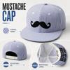 Striped Mustache Snapback Cap Flat Brim Trucker Hat Fashion Baseball Hat  Unisex