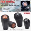 Car Accessories 2pcs Fit For Toyota Land Cruiser Prado LC120 2003-2009 Automatic Transmission Gear Shift Knob Lever HeadBall