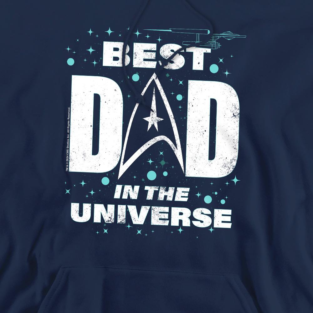 STAR TREK Mens Best Dad In the Universe Fathers Day Hoodie