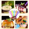 50pcs/100pcs-Colored Taster Spoons, Plastic Mini Spoons Multi-Color, Ice Cream Spoons For Crafts, Tasting, Sampling Color Random