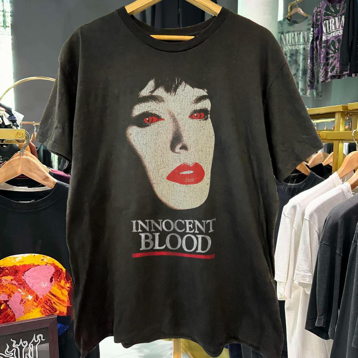 1992 Innocent Blood Rare T-Shirt Black S 3XL