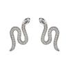 Snake-shaped Earrings Niche Temperament Unique Earring Design Sense High-end Earrings for Women Mosquito Coil Plate