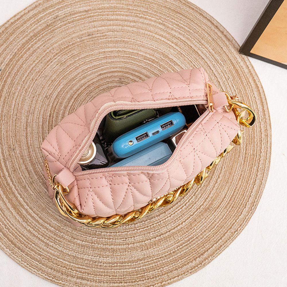 Fashion Women Girls Shoulder Bags Chain Handbags PU Leather Female Large Capacity Casual Crossobdy Clutch Purse