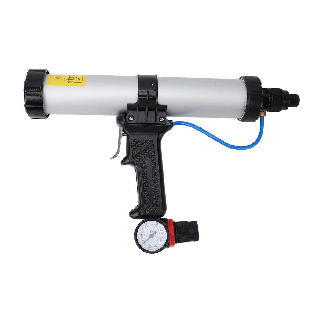 Pneumatic Caulking Tool Aluminum Alloy Compact Pneumatic Cartridge Applicator for Home Decoration 400ml
